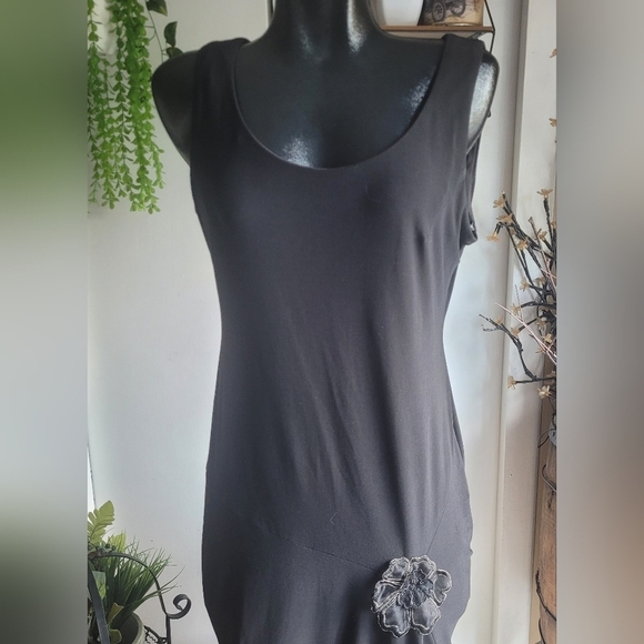 Joseph Ribkoff black sleeveless dress 12 - Picture 2 of 5